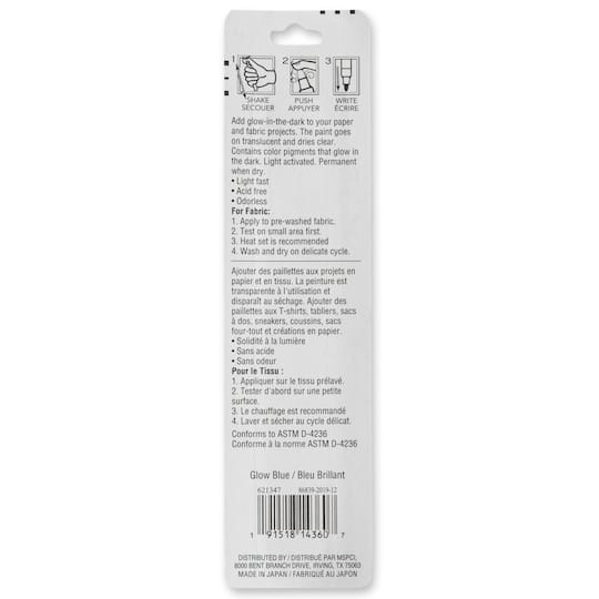 Premium Medium Tip Glow-in-the-Dark Water-Based Paint Pen by Craft Smart